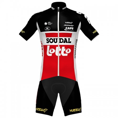 Tenue Cycliste et Cuissard à Bretelles 2020 Lotto Soudal N001